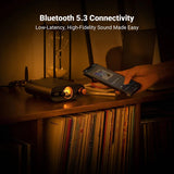 Fosi Audio MC101 VU Meter Bluetooth Stereo Amplifier