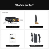 Fosi Audio MC101 VU Meter Bluetooth Stereo Amplifier