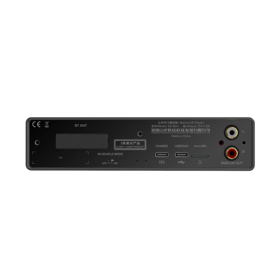 SHANLING EC Mini Hi-Fi Quality Dual ES9219MQ DACs Bluetooth CD Player