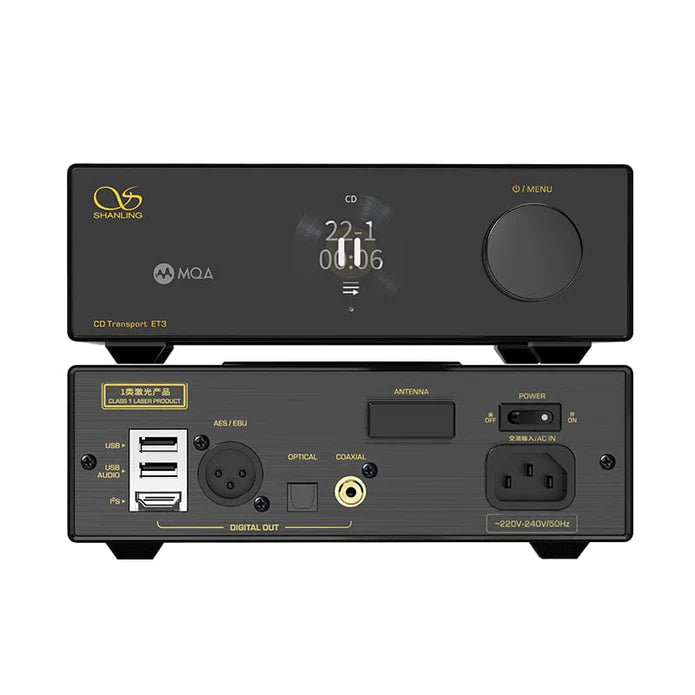 SHANLING ET3 CD Transport Player Full-Featured Digital Turntable