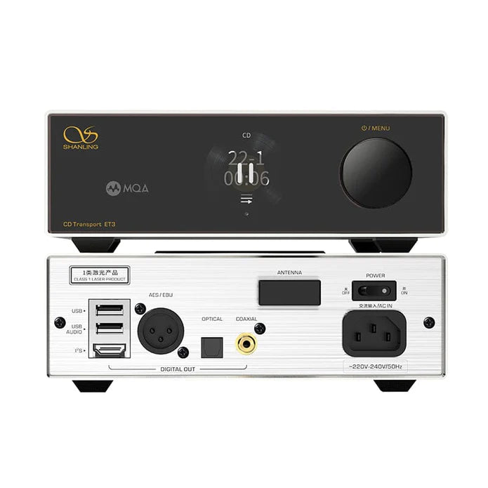 SHANLING ET3 CD Transport Player Full-Featured Digital Turntable