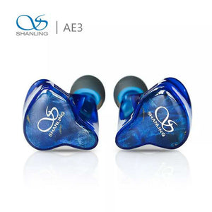 SHANLING AE3 Hi-Res Audio 3BA Sonion Balanced Armature Drivers In-ear Earphone IEM with 2Pin 0.78mm Connectors Detachable Cable - Melbourne Chi-fi Audio