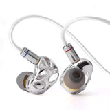 BLON BL-A8 Prometheus Flagship HiFi In-ear Earphones with 10mm Dynamic Driver (Silver No Mic) - Melbourne Chi-fi Audio