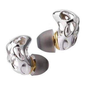 BLON BL-A8 Prometheus Flagship HiFi In-ear Earphones with 10mm Dynamic Driver (Silver No Mic) - Melbourne Chi-fi Audio