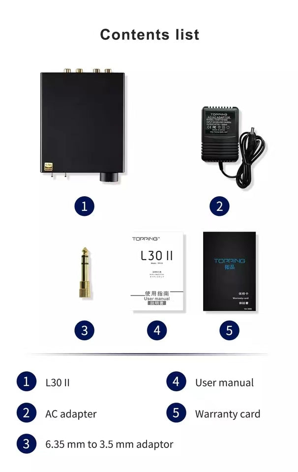 TOPPING L30 II NFCA Modules UHGF Technology Headphone Amplifier - Melbourne Chi-fi Audio