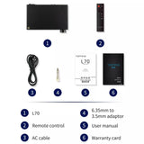 TOPPING L70 Full Balanced NFCA Headphone Amplifier 4Pin XLR/4.4 Balanced/6.35mm SE Output Amp With Remote Control - Melbourne Chi-fi Audio