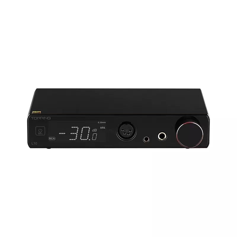TOPPING L70 Full Balanced NFCA Headphone Amplifier 4Pin XLR/4.4 Balanced/6.35mm SE Output Amp With Remote Control - Melbourne Chi-fi Audio