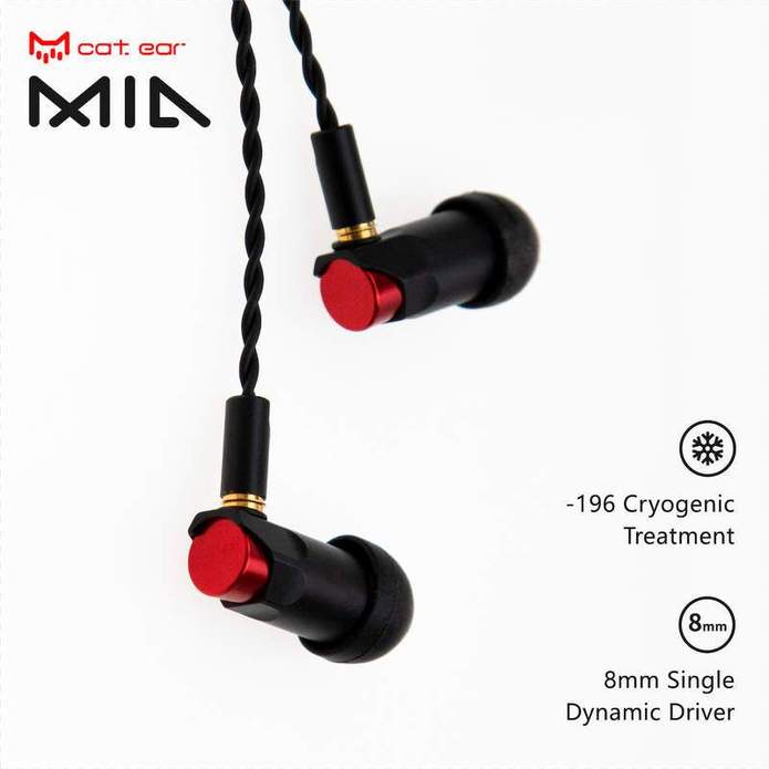 Cat.Ear.Audio Mia 8mm Single micro Dynamic Driver In-Ear Earphone with MMCX Detachable Cable - Melbourne Chi-fi Audio