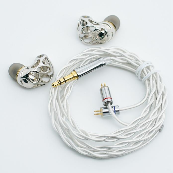 BLON BL-A8 Prometheus Flagship HiFi In-ear Earphones with 10mm Dynamic Driver (Silver No Mic) - Melbourne Chi-fi Audio