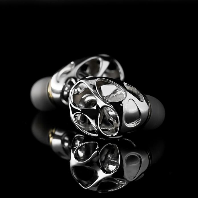 BLON BL-A8 Prometheus Flagship HiFi In-ear Earphones with 10mm Dynamic Driver (Silver No Mic) - Melbourne Chi-fi Audio