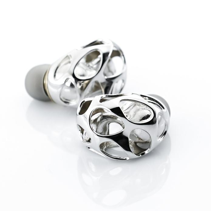 BLON BL-A8 Prometheus Flagship HiFi In-ear Earphones with 10mm Dynamic Driver (Silver No Mic) - Melbourne Chi-fi Audio