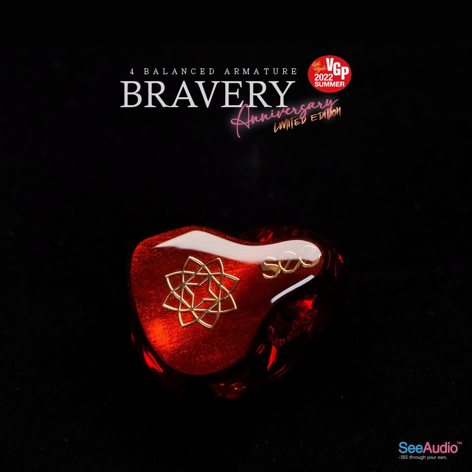 SeeAudio Bravery Anniversary Limited Edition 4BA In-Ear Monitors - Melbourne Chi-fi Audio