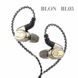 BLON BL-05 10mm 2nd Generation CNT Diaphragm HIFI In-Ear Earphone 0.75mm 2Pin