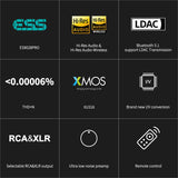 TOPPING E70 ES9028Pro DAC XU316 Bluetooth 5.1 Decoder Support 32Bit/768kHz DSD512 - Melbourne Chi-fi Audio