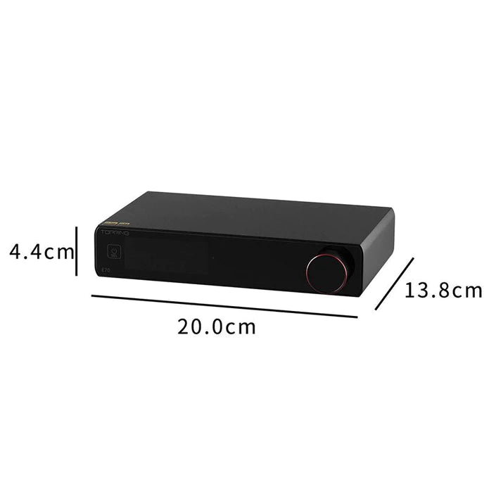 TOPPING E70 ES9028Pro DAC XU316 Bluetooth 5.1 Decoder Support 32Bit/768kHz DSD512 - Melbourne Chi-fi Audio