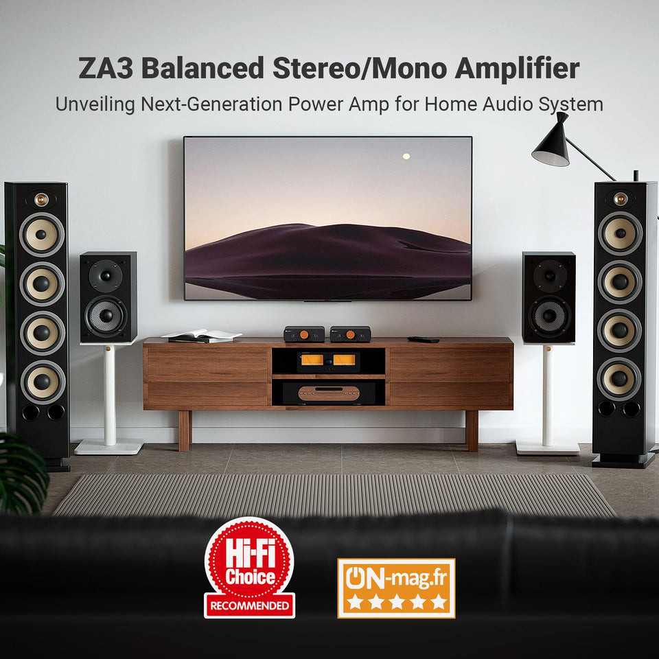 Fosi Audio ZA3 Balanced Stereo Power Amplifier (48V)
