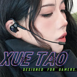 TANGZU Xue Tao 10mm Single Dynamic Driver Glass Diaphragm Unit Gaming In-Ear Monitor (3.5mm with mic)