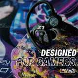TANGZU Xue Tao 10mm Single Dynamic Driver Glass Diaphragm Unit Gaming In-Ear Monitor (3.5mm with mic)