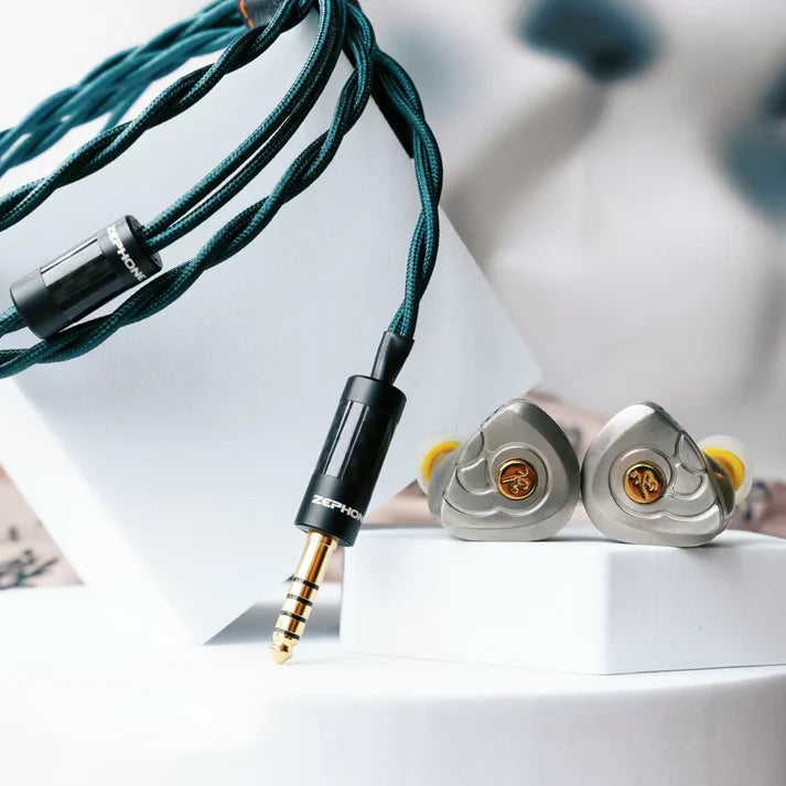 TANGZU YingLuo double braided single strand double core high purity oxygen-free copper 4.4mm cable