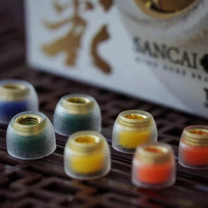 TANGZU Tang Sancai Noble Liquid Silicone Hybrid Eartips Brass Edition