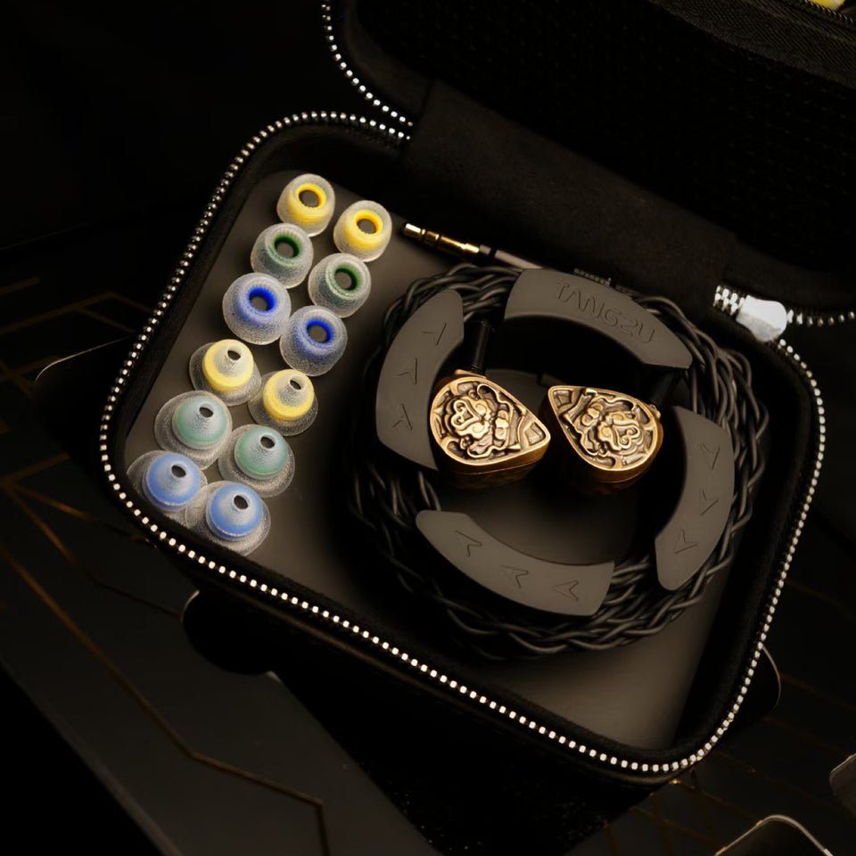 TANGZU XuanWu Gate II 1DD+4BA+4EST Driver Flagship HiFi In-Ear Headphones
