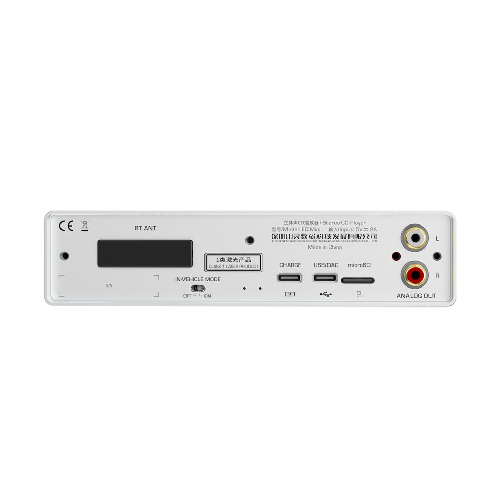 SHANLING EC Mini Hi-Fi Quality Dual ES9219MQ DACs Bluetooth CD Player
