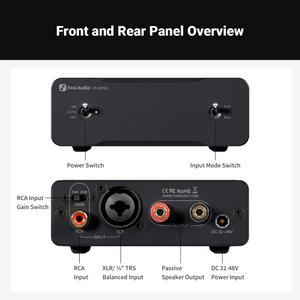 Fosi Audio V3 Mono Monoblock Power Amplifier (48V/5A)