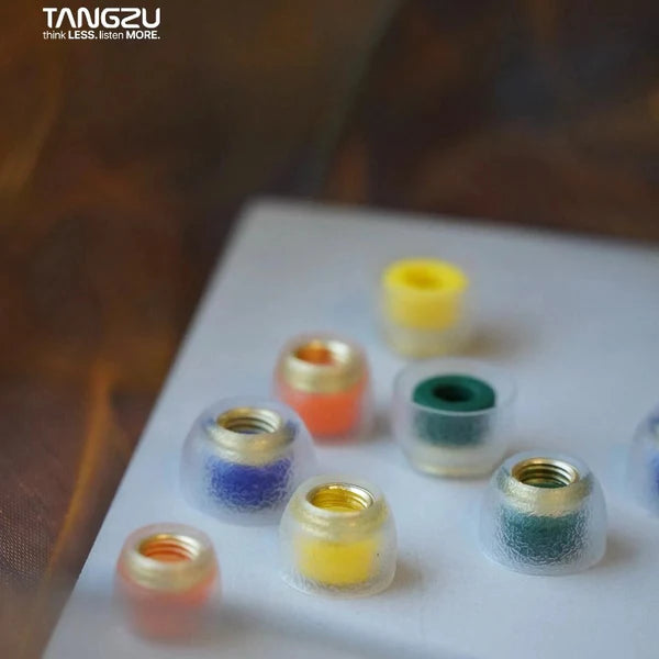 TANGZU Tang Sancai Noble Liquid Silicone Hybrid Eartips Brass Edition