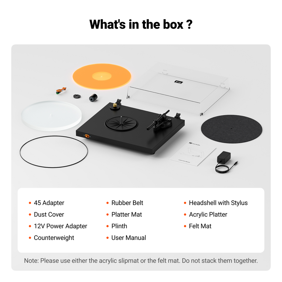 Fosi Audio Luna 3 Turntable