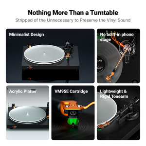 Fosi Audio Luna 3 Turntable