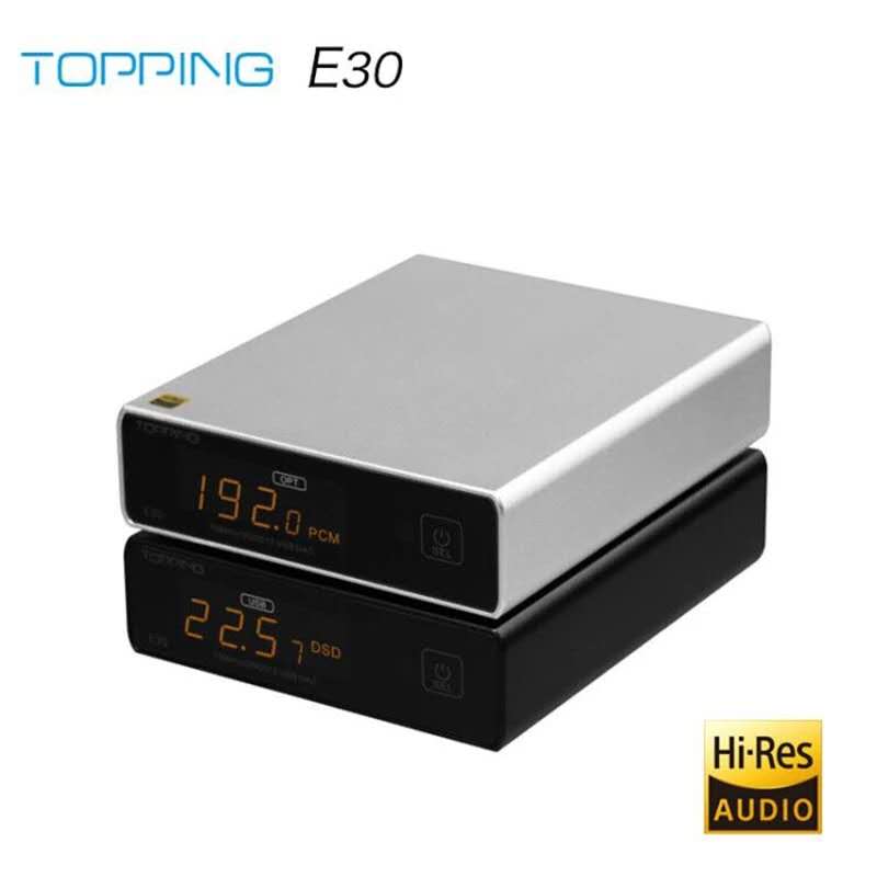 TOPPING E30 DAC Decoder AK4493 XU208 32BIT/768K DSD512 Touch Operation with Remote Control Hi-Res - Melbourne Chi-fi Audio