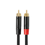 Fanmusic C003 2 Core Male to Male RCA Gold-plated Audio Cable 25cm - Melbourne Chi-fi Audio