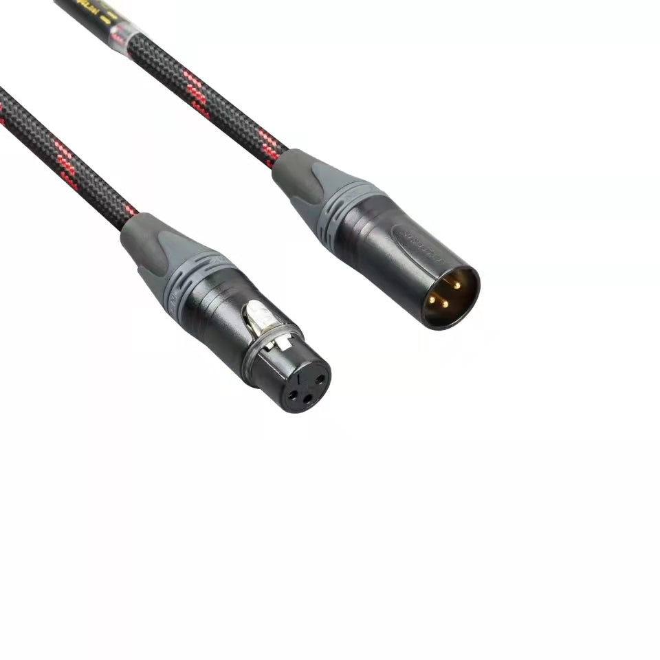 TOPPING TCX1 Audiophile 6N Single Crystal Copper XLR Balanced Audio Cable (25cm) - Melbourne Chi-fi Audio