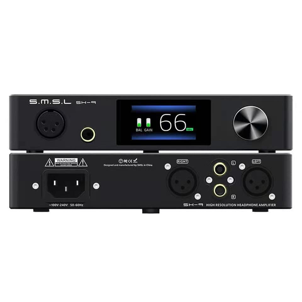SMSL SH-9 AAA Technology RCA/XLR Input 6.35MM Balanced Headphone Ampli ...