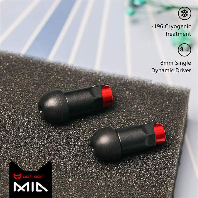 Cat.Ear.Audio Mia 8mm Single micro Dynamic Driver In-Ear Earphone with MMCX Detachable Cable - Melbourne Chi-fi Audio