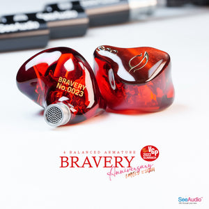 SeeAudio Bravery Anniversary Limited Edition 4BA In-Ear Monitors - Melbourne Chi-fi Audio